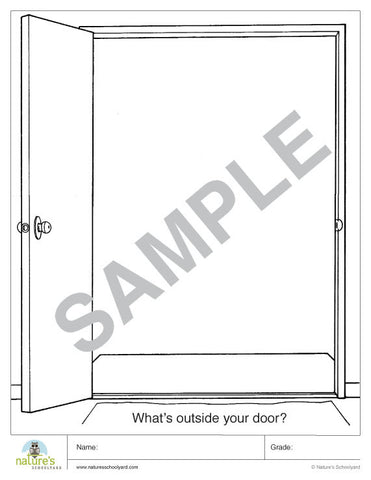 What's Outside Your Door Drawing Page